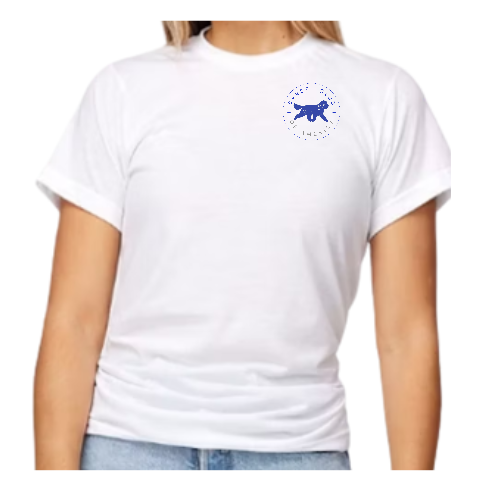 Embroidered Polyester Crew Neck T-Shirt